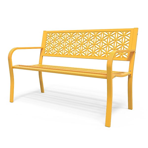 VINGLI Bank Gartenbank Metall, 2-Sitzer, bis günstig online kaufen