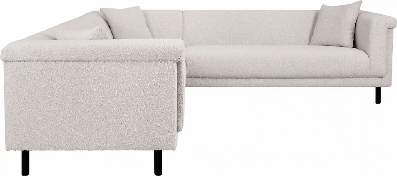 INOSIGN Ecksofa »AGNIA L-Form B/T/H: 244/244/71 cm«, incl. Zierkissen, glei günstig online kaufen