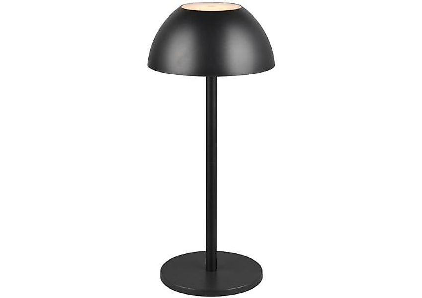 LED-Tischleuchte ⌀13,50cm Kunststoff Schwarz Matt günstig online kaufen