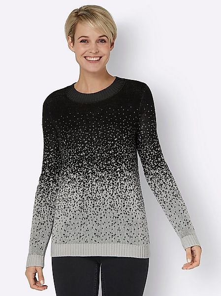 Sieh an! Strickpullover Pullover Langarm Jacquard günstig online kaufen