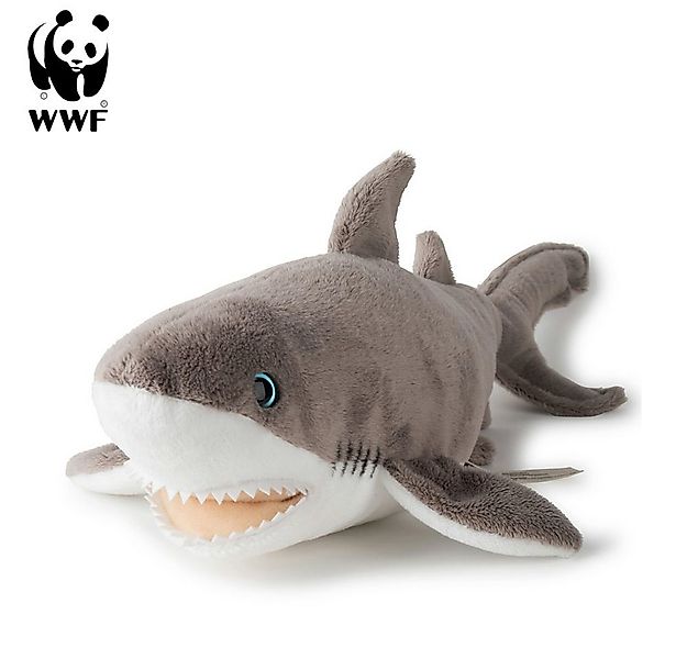 WWF Kuscheltier Plüschtier Weißer Hai (38cm), liegend günstig online kaufen