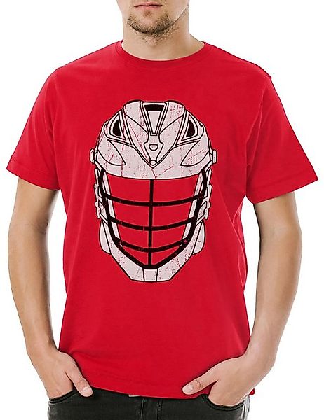 Urban Backwoods Print-Shirt Lacrosse Helmet Herren T-Shirt La Crosse Fußbal günstig online kaufen