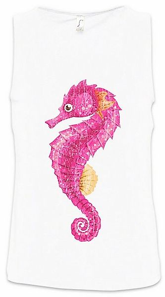 Urban Backwoods Tanktop Pink Seahorse Ärmelloses T-Shirt Seepferdchen Tatto günstig online kaufen
