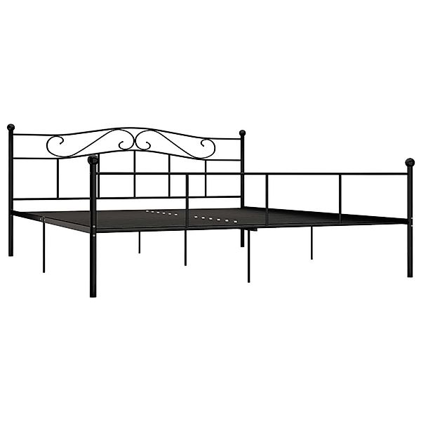 vidaXL Bettgestell Schwarz Metall 180x200 cm Modell 13618297 günstig online kaufen