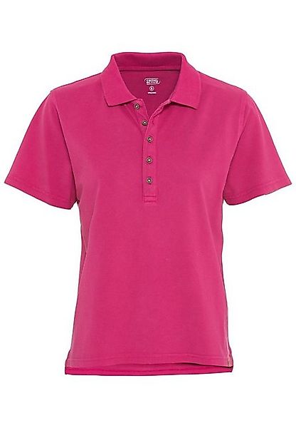camel active Longsleeve Camel Active Damen Kurzarm Poloshirt aus Organic C günstig online kaufen
