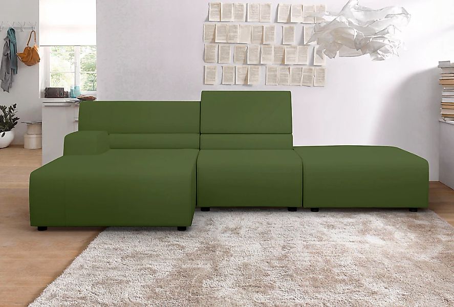 Egoitaliano Ecksofa »Babouche, Designsofa mit außergewöhnlichem Sitzkomfort günstig online kaufen