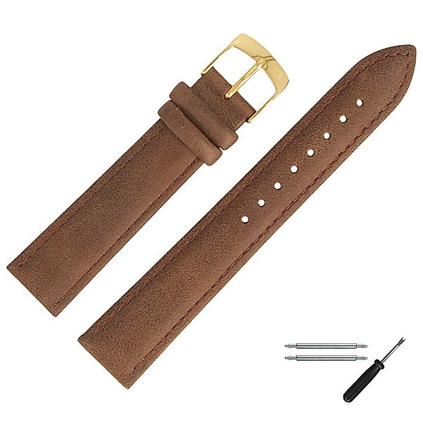 MARBURGER Uhrenarmband 20mm Leder günstig online kaufen