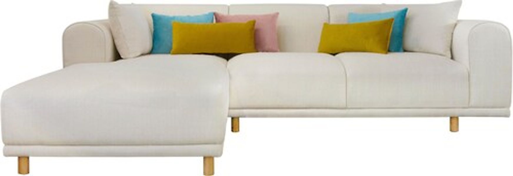 OTTO home Ecksofa »Maroon L-Form« in skandinavischem Design, mit losen Kiss günstig online kaufen