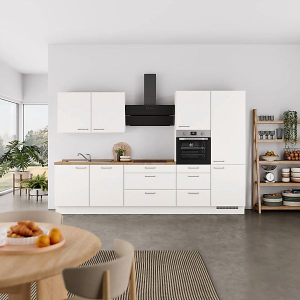 nobilia® Küchenzeile »"Laser II", Ausrichtung wählbar, Breite 330 cm« vormo günstig online kaufen