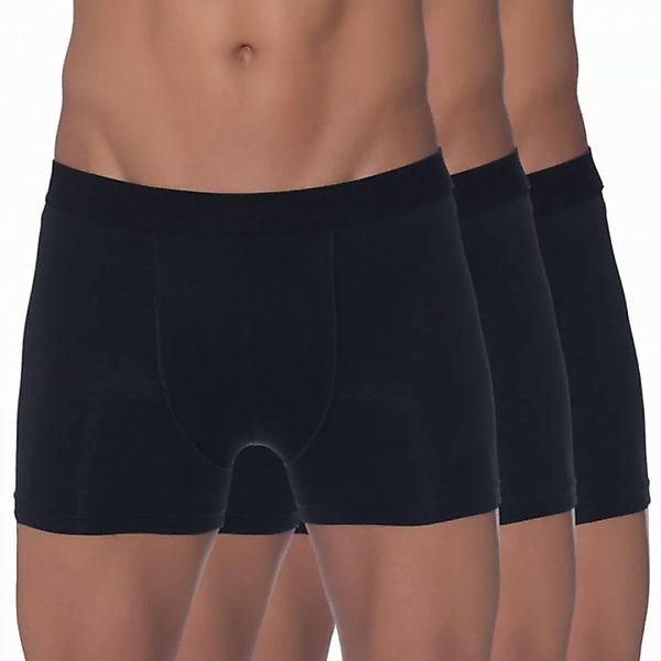 Bread & Boxers 3-er Set Boxer Briefs Schwarz günstig online kaufen