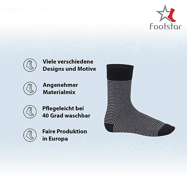 Footstar Businesssocken Herren Motiv Socken (10 günstig online kaufen