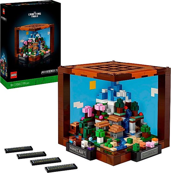 LEGO® Die Werkbank (21265), LEGO Minecraft Konstruktionsspielsteine, (1195 günstig online kaufen