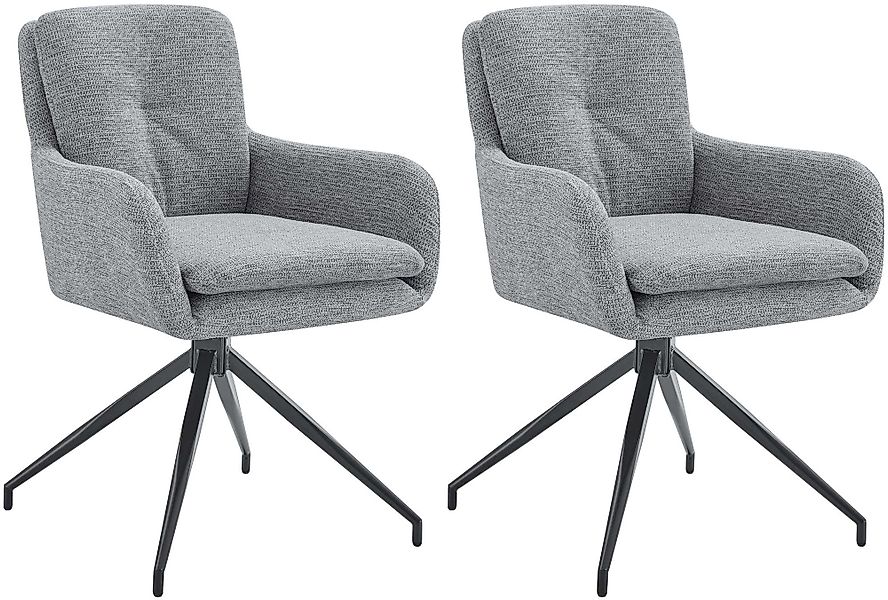 CLP Esszimmerstuhl Pickett (2er Set), Stoffbezug, günstig online kaufen