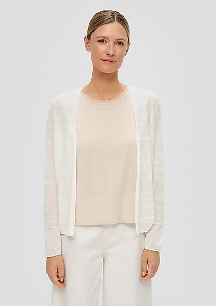 s.Oliver Cardigan Strickjacke Cardigan mit Musterstruktur günstig online kaufen