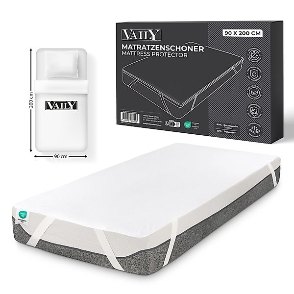 Matratzenschoner Matratzenschutz, Matratzenauflage von Vaily, Waschbar, günstig online kaufen