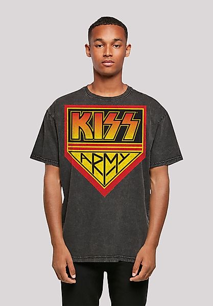 F4NT4STIC T-Shirt "Kiss Rock Band Army Logo", Premium Qualität, Musik, By R günstig online kaufen