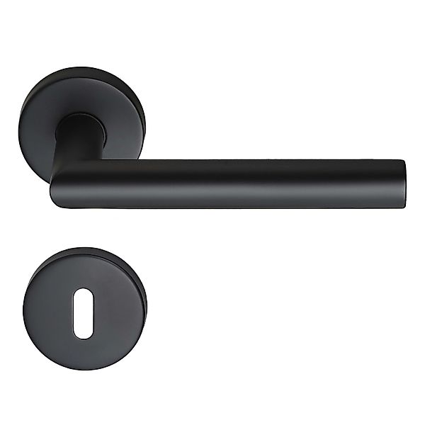 MeinTürgriff Drückergarnitur Toulouse Schwarz Türdrücker Edelstahl Türgriff günstig online kaufen