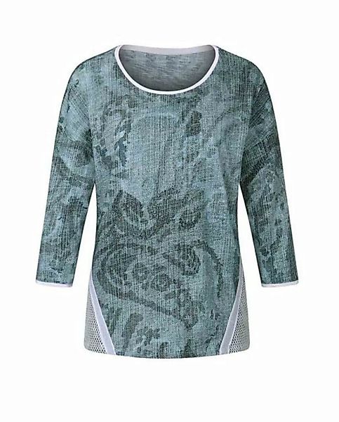 creation L Rundhalsshirt CRéATION L Damen Shirt, mint-bunt günstig online kaufen