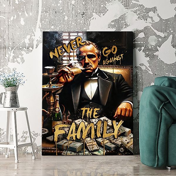 Artmazing Leinwandbild Never Go Against The günstig online kaufen