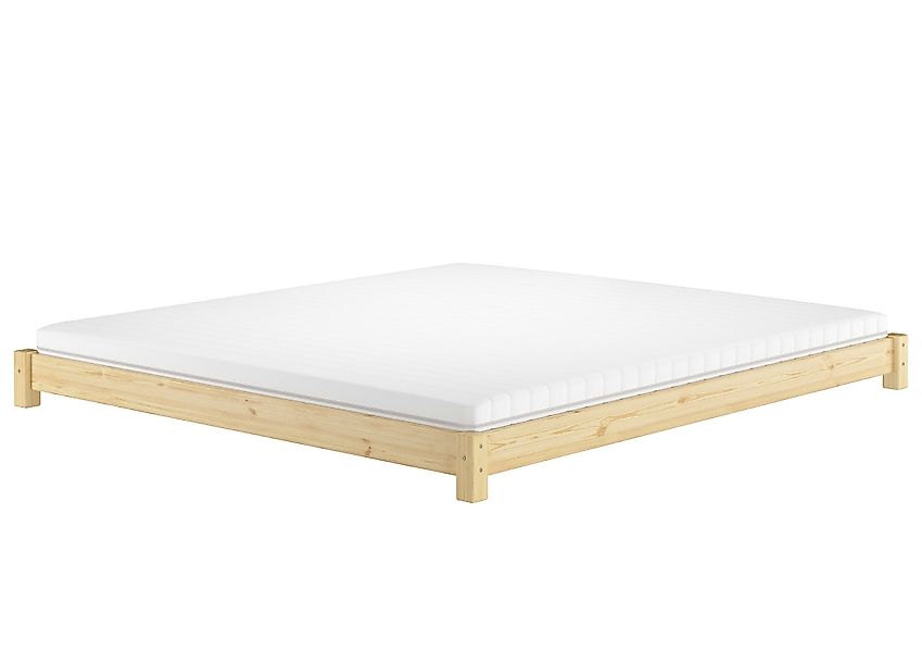 ERST-HOLZ Bett Flaches Echtholzbett Bodenbett 200 günstig online kaufen