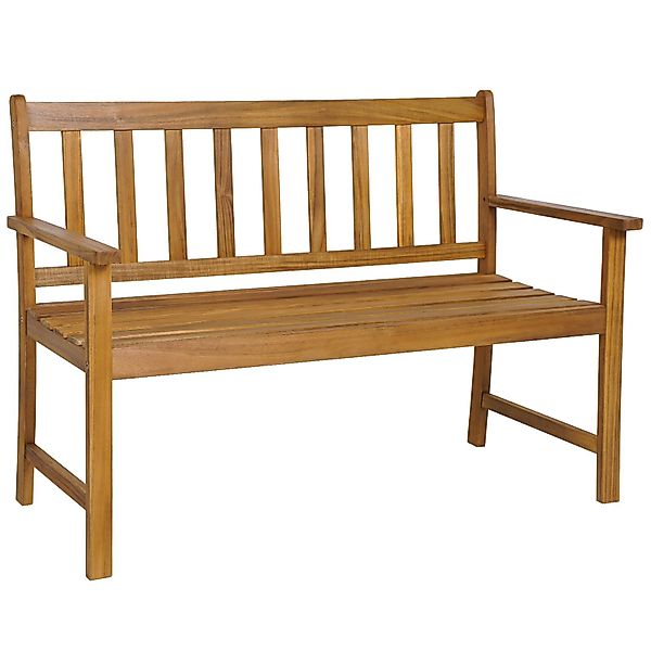 COSTWAY Gartenbank, wetterfest, 2 Sitzer, Massivholz, günstig online kaufen