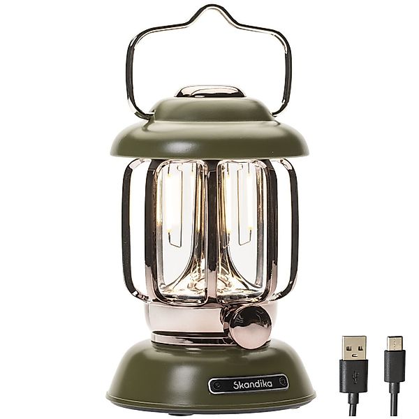 Skandika LED Gartenleuchte Campinglampe Forsol, Retro-Stil, günstig online kaufen