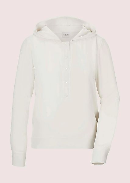 MADELEINE Langarmbluse "Bluse Schlupfbluse mit Kapuze" günstig online kaufen