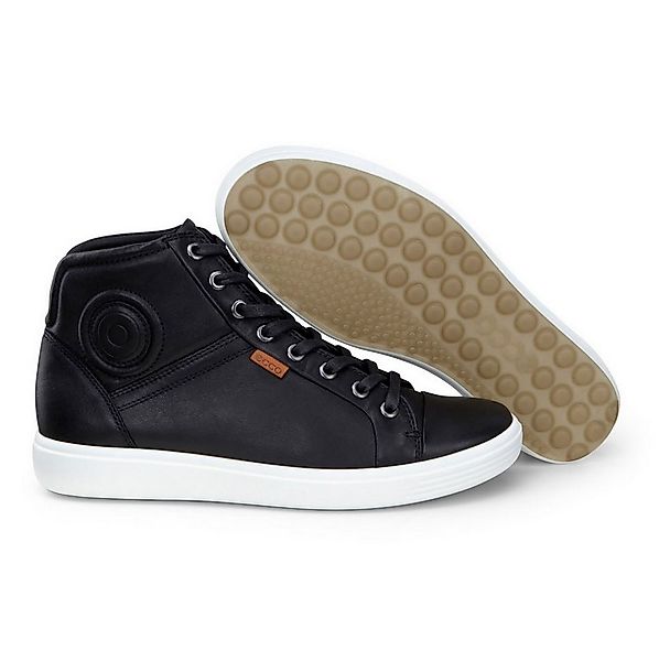 Ecco Soft 7 High (leichte und flexible Sohle) schwarz Damen Sneaker günstig online kaufen
