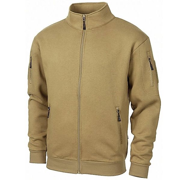 MFH Sweatjacke Sweatjacke, Tactical, coyote tan - L Kopfhörerausgang günstig online kaufen