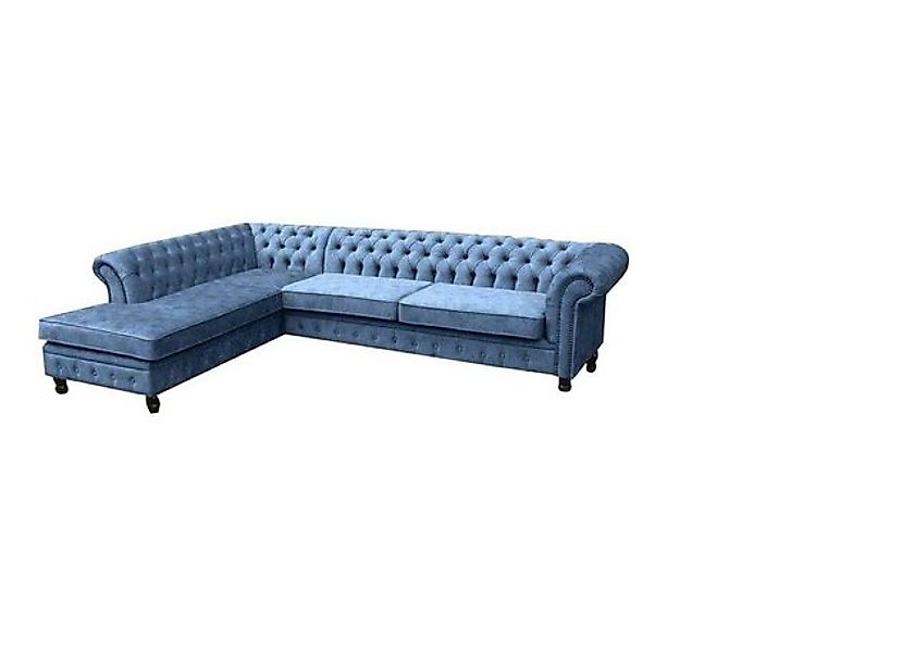JVmoebel Ecksofa Sofa Couch Polster Chesterfield Möbel Garnitur mit Sessel günstig online kaufen
