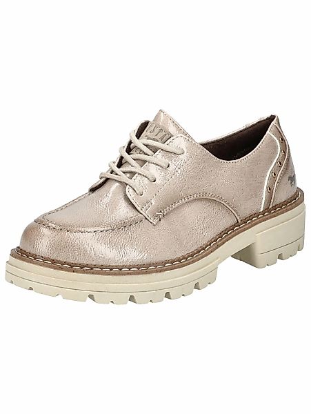 Mustang Shoes Schnürschuh "Mustang Shoes Halbschuhe Lederimitat" günstig online kaufen
