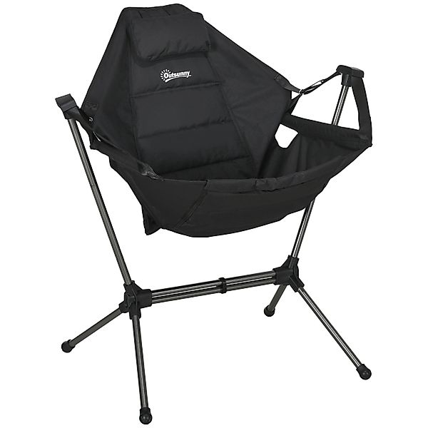 Outsunny Campingstuhl Faltbar Gartensessel Regiestuhl Klappsessel günstig online kaufen