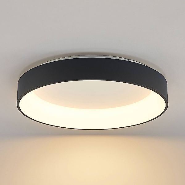 Arcchio LED-Deckenleuchte Aleksi, Ø 60 cm, rund, schwarz günstig online kaufen