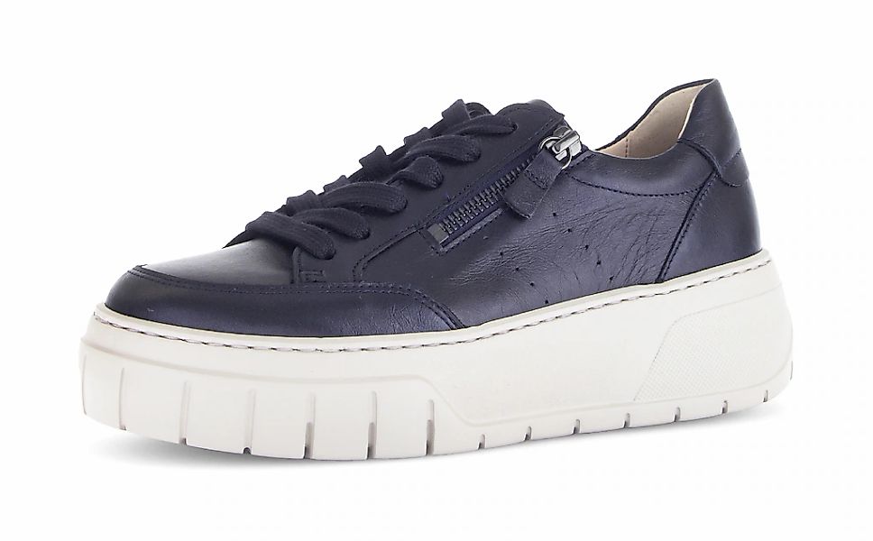 Gabor Plateausneaker Freizeitschuh, Halbschuh, Schnürschuh mit günstig online kaufen