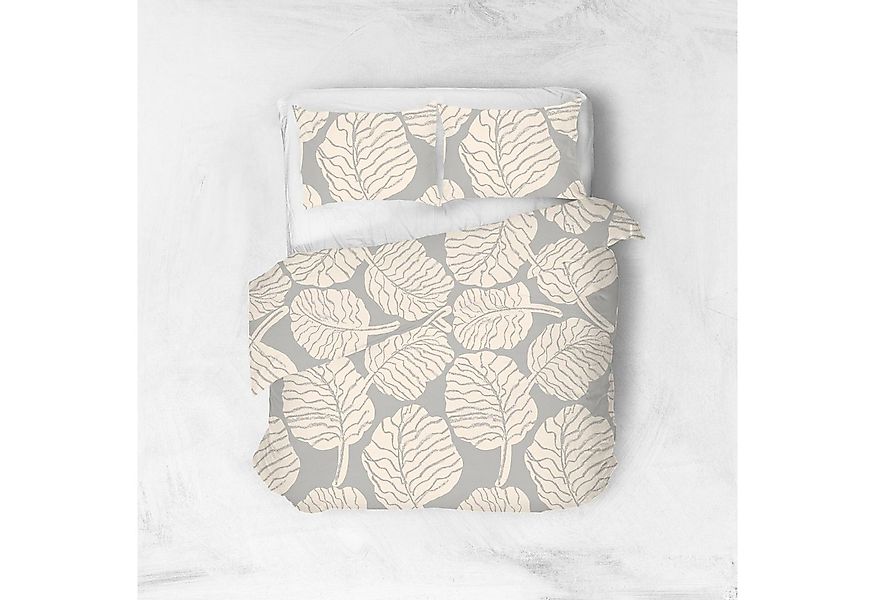 SENSE EIGHT Bettwäsche GIANT LEAVES, Mako-Satin, 2 teilig, Mako-Satin, 100% günstig online kaufen