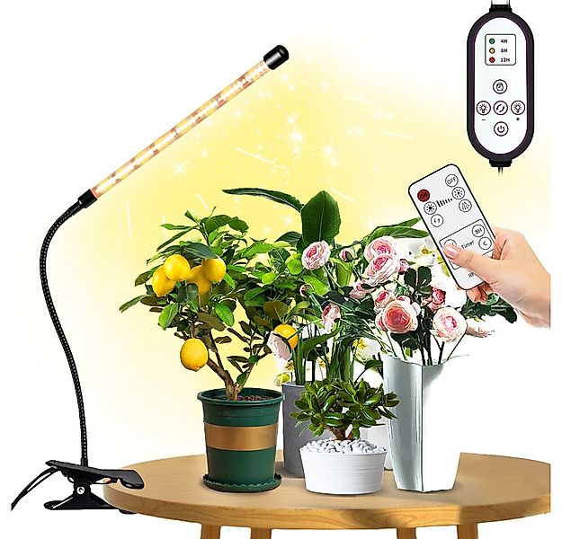 MUPOO Pflanzenlampe Pflanzenlampe,Vollspektrum Pflanzenlicht, 3 Schaltmodi günstig online kaufen