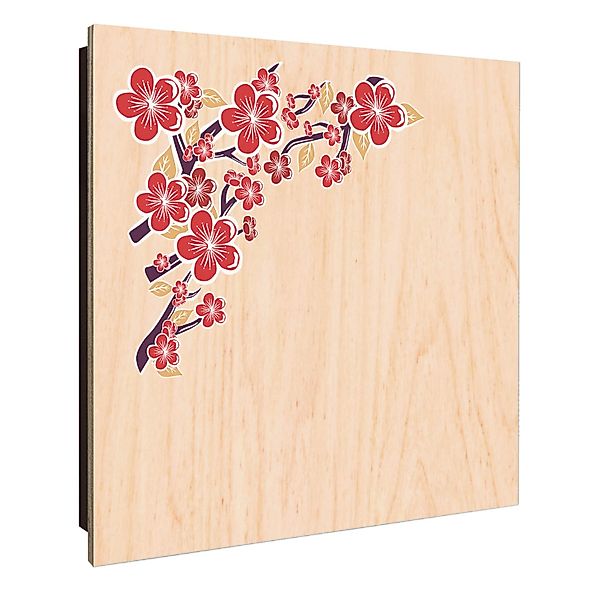Banjado Schlüsselkasten Holz 30x30cm Schwarz Scharnier Rechts 50 Haken Desi günstig online kaufen