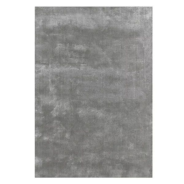 Solid viskos Teppich, 180 x 270cm elephant gray (grau) günstig online kaufen