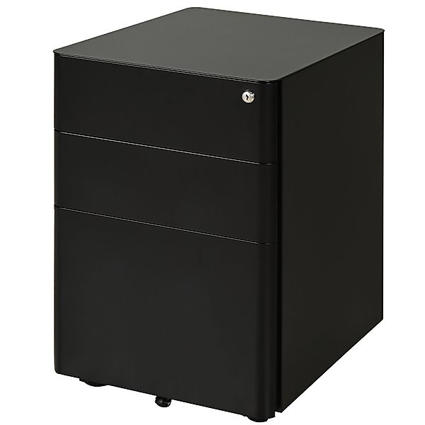 Vinsetto Rollcontainer mobiler Aktenschrank mit 3 günstig online kaufen