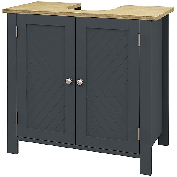kleankin Unterschrankmöbel aus Spanplatte und MDF mit 2 Türen und verstellb günstig online kaufen
