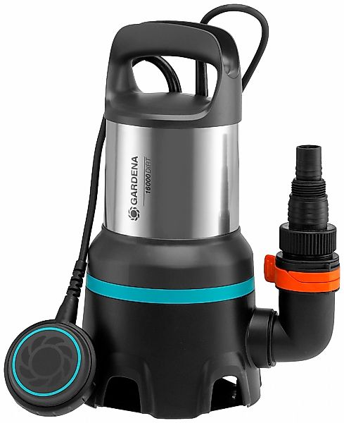 GARDENA Schmutzwasserpumpe "Tauchpumpe 16000, 9042-20", 16000 l/h max. Förd günstig online kaufen