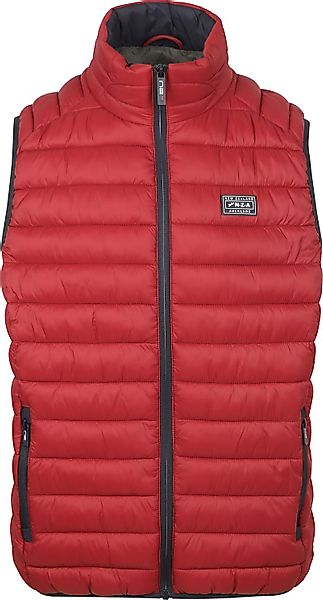 NZA Bodywarmer Hooded Puffer Cherry Red - Größe L günstig online kaufen