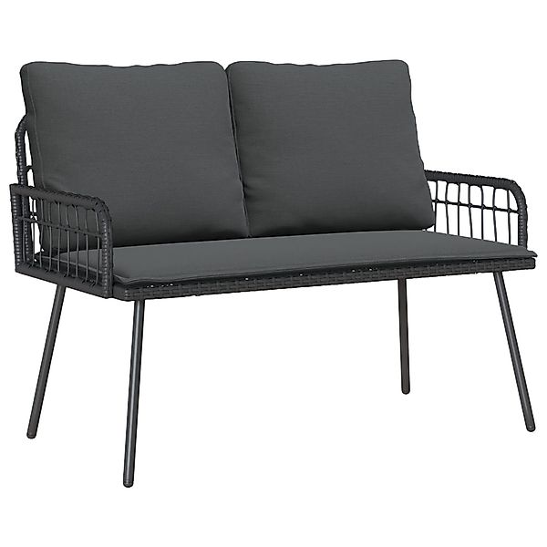 vidaXL Gartenstuhl Gartenbank Schwarz 114x64x78 cm günstig online kaufen