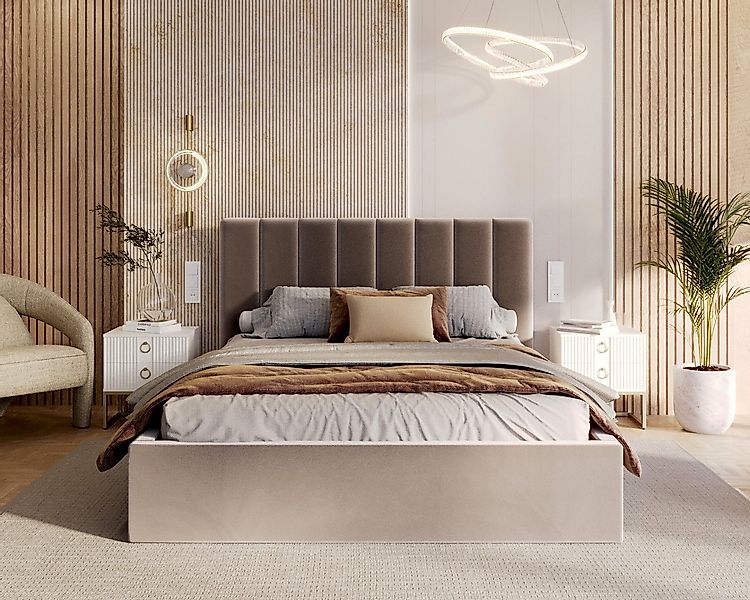 thematys Polsterbett Bett Stauraumbett Velours 90x200, 120x200, 140x200, 16 günstig online kaufen