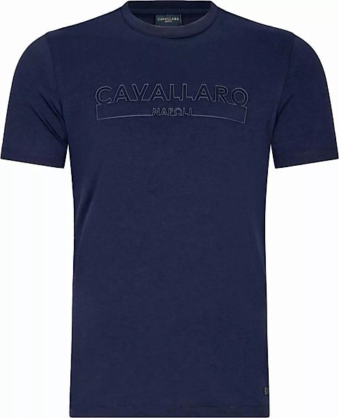 Cavallaro Beciano T-Shirt Logo Navy - Größe S günstig online kaufen