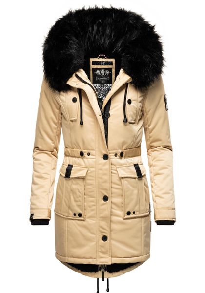Navahoo Wintermantel "Luluna Prc" edler Parka mit großer Kunstfellkapuze günstig online kaufen