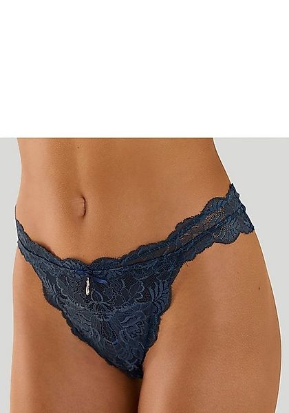 LASCANA Tanga rundherum aus edler Spitze günstig online kaufen
