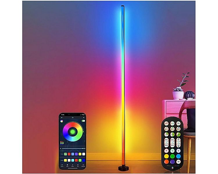 Qualra LED Stehlampe LED Stehlampe Wohnzimmer 16 Millionen Farben Stehlampe günstig online kaufen