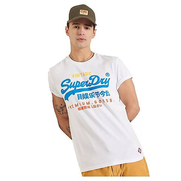 Superdry Vintage Logo Tri 185 Kurzarm T-shirt S Optic günstig online kaufen
