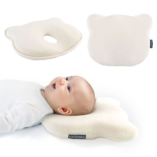 LaLoona Babykissen beige, Babykissen gegen Kopfverformung günstig online kaufen